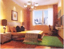 臥室鋪設小塊地毯